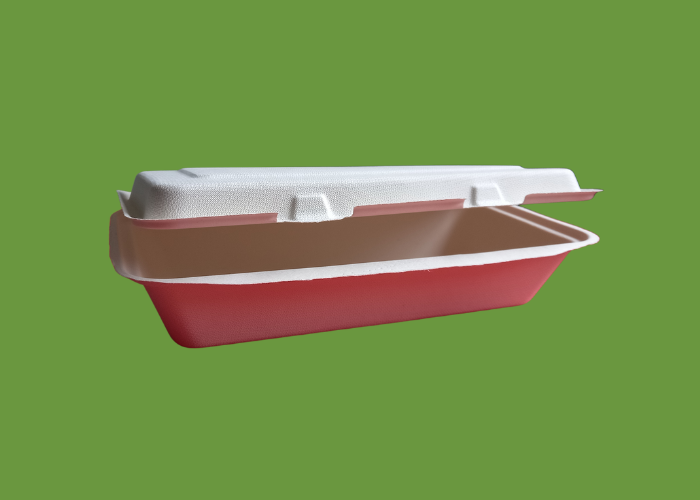 Tt10 Box Bagasse TT10 1200ml Clamshell box 1x250 – G Catering Ltd